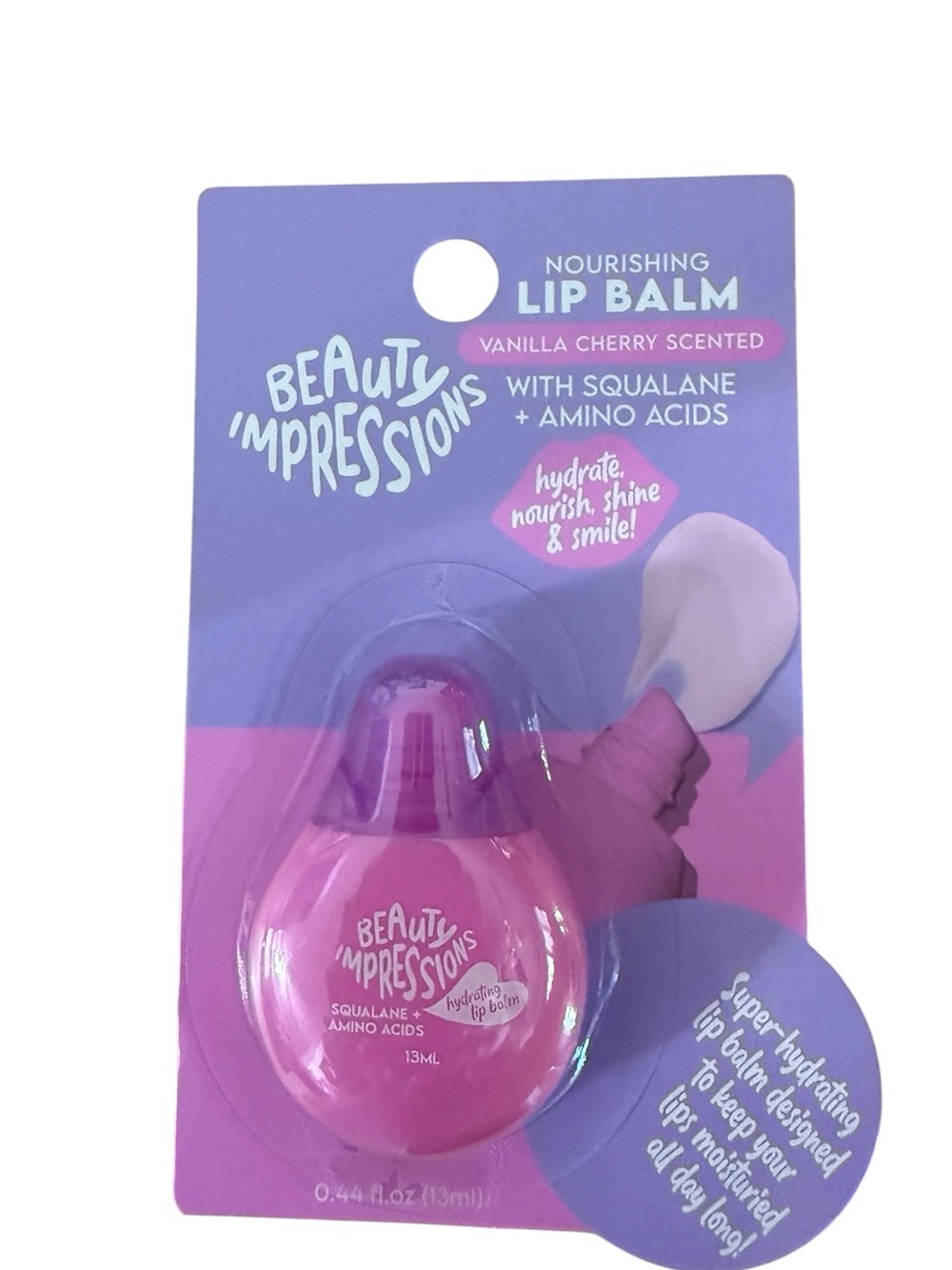 Beauty Impressions Vanilla Cherry Scented Lip Balm